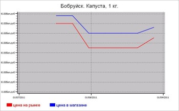 Овощные цены Бобруйска
