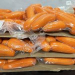 Очищенная морковь в вакууме