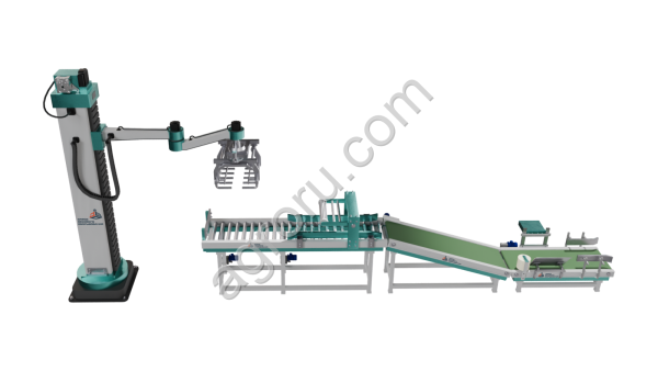 Линия укладки мешков на поддон/паллеты