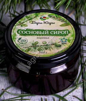 Сосновый сироп из молодых сосновых шишек / ДАРЫ-ЮГРЫ-ХМАО / 250 гр