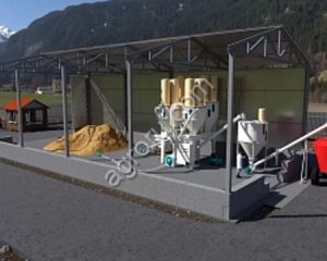 Комбикормовые заводы 3 т/ч. Доза – 3 (КРС молочный, россыпь)