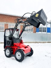 Мощный мини погрузчик - экскаватор АТ-350М!