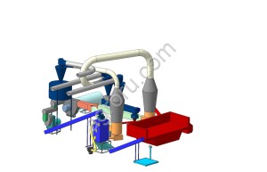 Линия сушки пивной дробины и удобрений