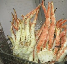 Red King Crab Single Legs Claws, cooked and frozen/Краб Камчатский, разрезанные ноги и клешни, варено-мороженый