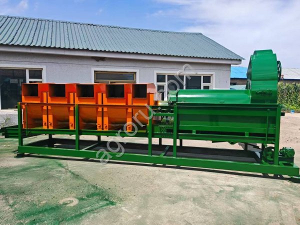 Оборудование для переработки кедровой шишки (шишкомолка) в орех с конвейером