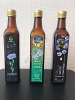 Масло льняное холодного отжима нерафинированное