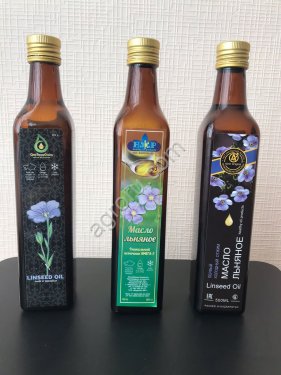Масло льняное холодного отжима нерафинированное