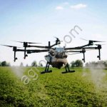 Вертолёт и агрокоптеры для опрыскивания сахарной свеклы