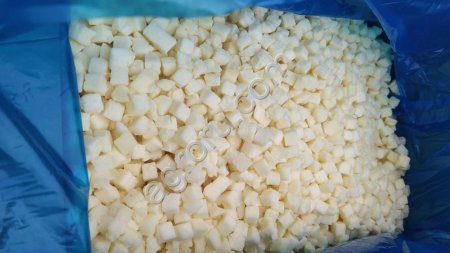 яблоко кубик дольки замороженное