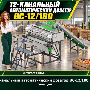 12-канальный автоматический дозатор ВС-12/180 для овощей