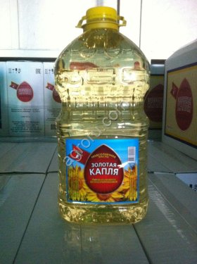 Масло подсолнечное Золотая капля