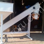 Цепной весовой дозатор торфа, почвосмесей, щепы, опилок