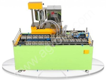 Кекс машина 26/8, линия для двуцветных кексов с начинкой