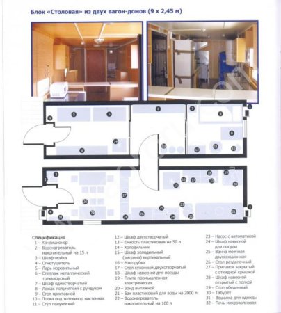 Модульные столовые