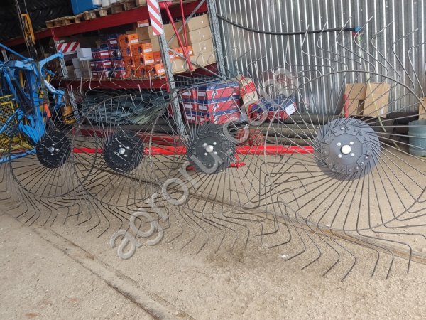 Грабли-ворошилки колесно-пальцевые 4 колеса