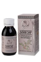 Эликсир Пчелатея с прополисом и пустырником, на пчелином подморе.