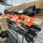 Вал карданный на щетку 8 шлиц х шпонка