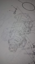 Насос Komatsu PC 1250 экскаватор Коматсу. 708-2L-00691