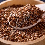 Лен коричневый