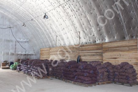 Строительство быстровозводимых бескаркасных арочных ангаров