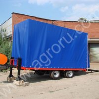 Прицеп для перевозки разметочной машины