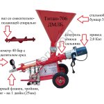 Инъекционный шнековый насос Титан-706 для микроцементов.