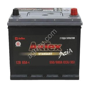 Аккумулятор АКБ-6СТ-65 (550А) о/п АКТЕХ STANDART ASIA  г. Свирск 232х175х225, (арт.: ATSTA65-3-R)