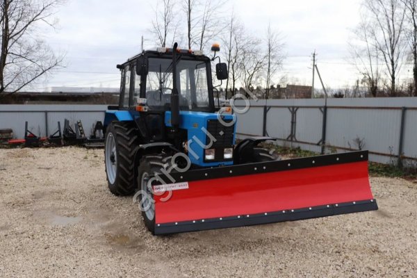 Отвал коммунальный двухсторонний на мтз Т40 юмз