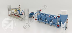 Линия производства мясокостной, рыбной муки, коагуляции крови, вытопки жира б/у