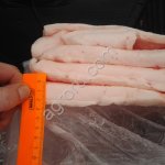 Шпик хребтовой свиной. Свиная разделка