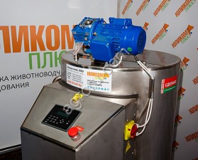 Пастеризатор молока 500 литров, с логическим контроллером.