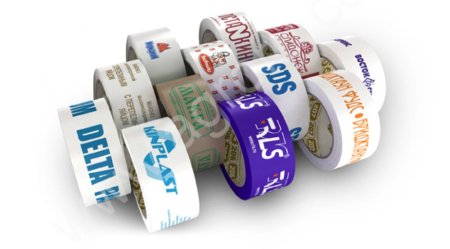 Скотч с логотипом. (Бренд лента)