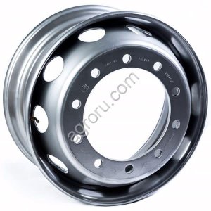 Диск колесный 9.00*22.5 ET162 10*335 D281 16мм ЧКПЗ серебристый  с вент., (арт.: 167.521.3101012-91)