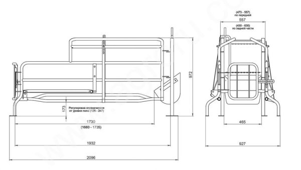 Cтанок для подсосной свиноматки