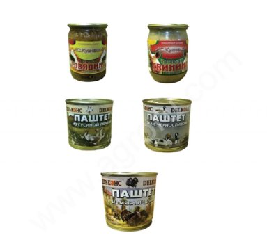 Сок прямого отжима.Плодоовощная консервация.Консервы мясные